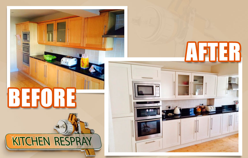 Painting Kitchen Cabinets Bath Respray