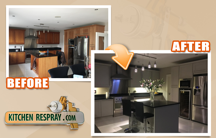 Painting Kitchen Cabinets Bath Respray